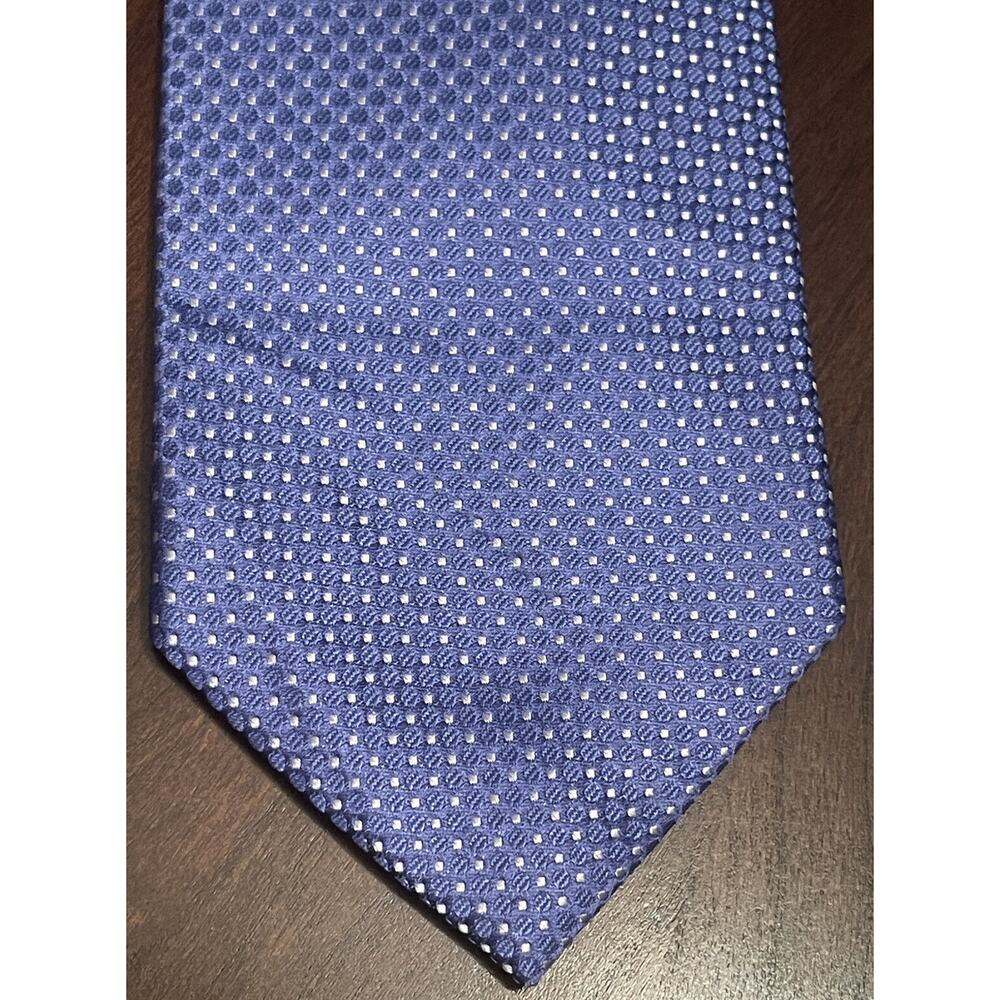 Club Room Blue Gray 100% Silk Men’s Neck Tie Made In China